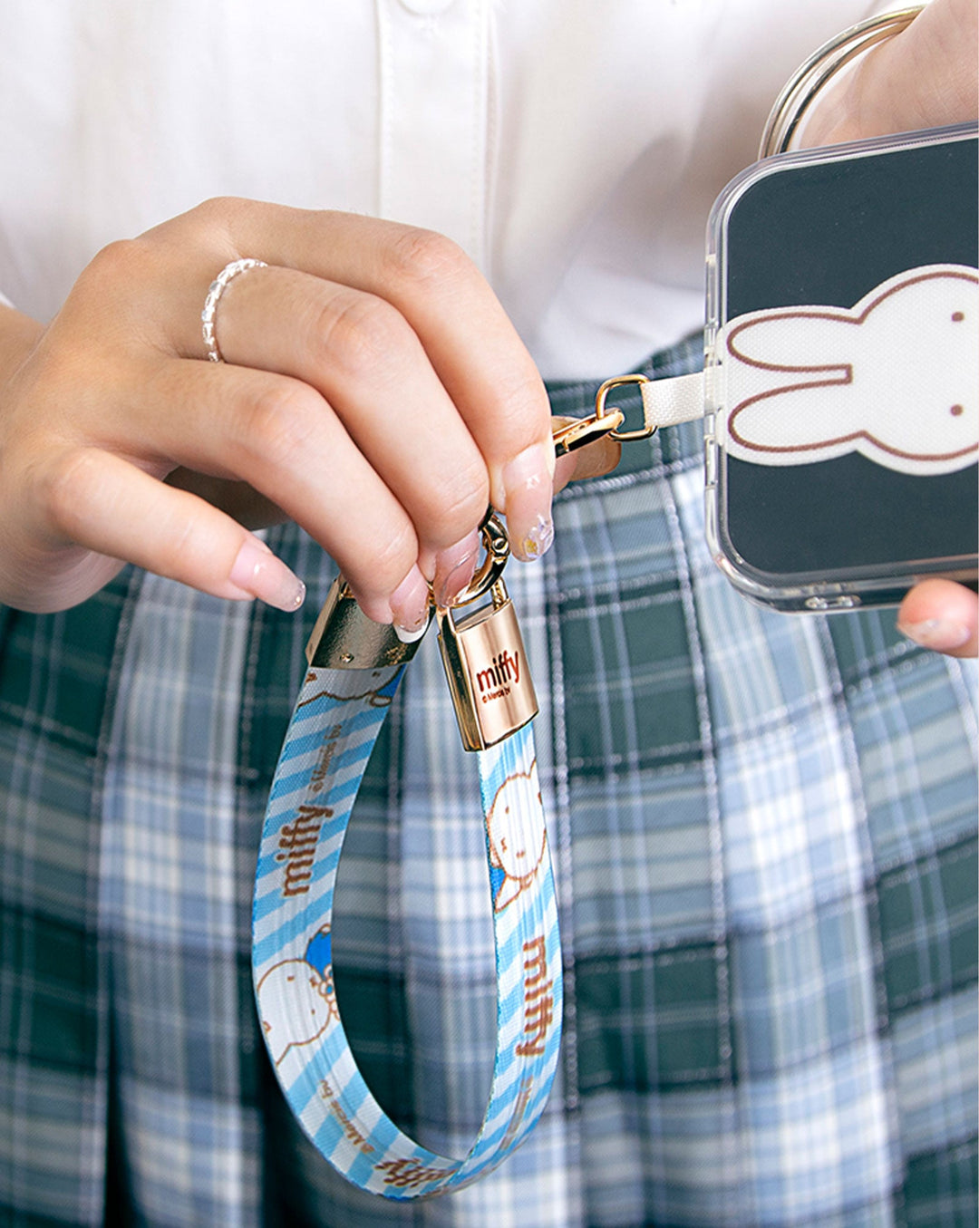 Miffy Phone Wrist Strap Lanyard with Case & Pin – zillymonkey