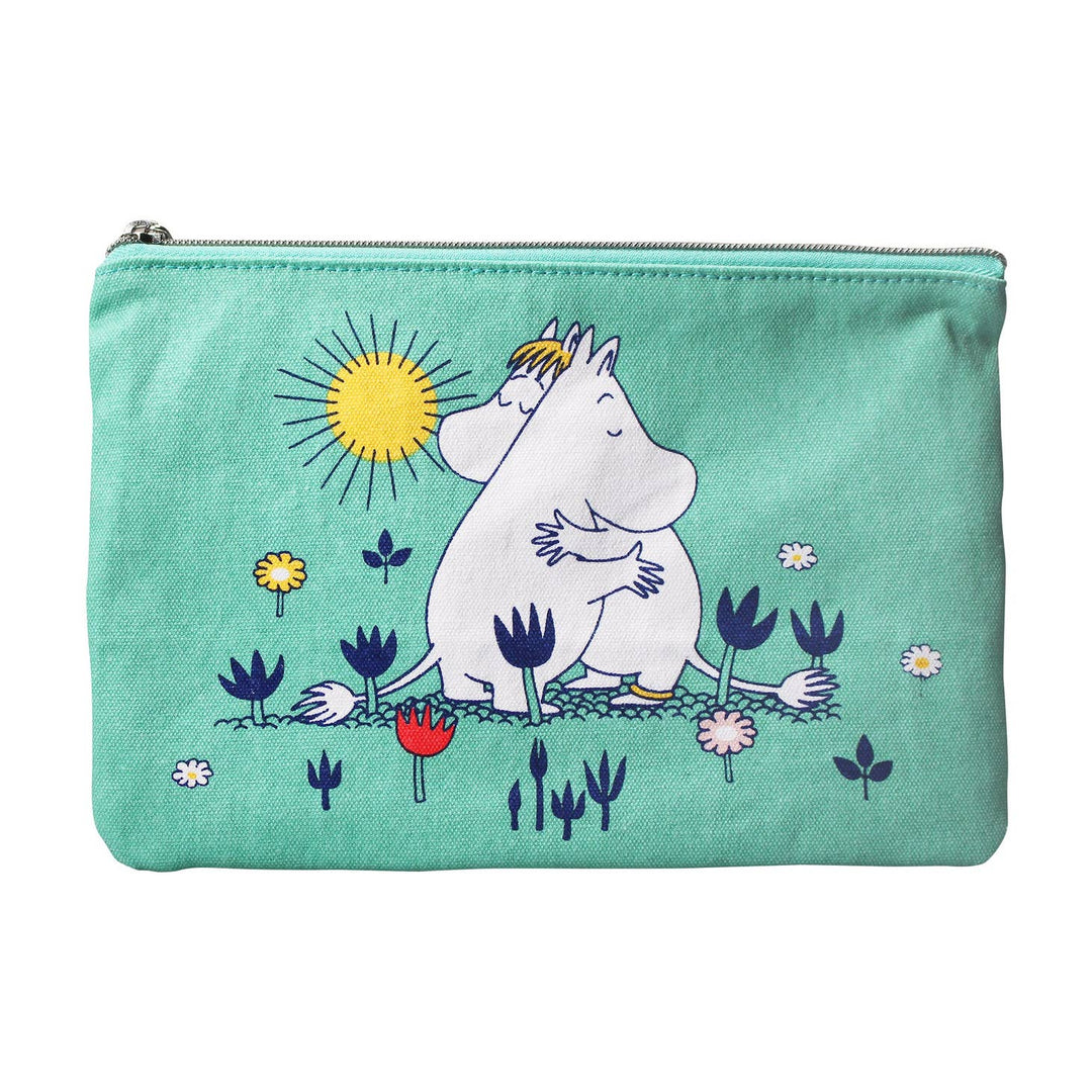 Moomin Hug Recycled Cotton Pouch | zillymonkey