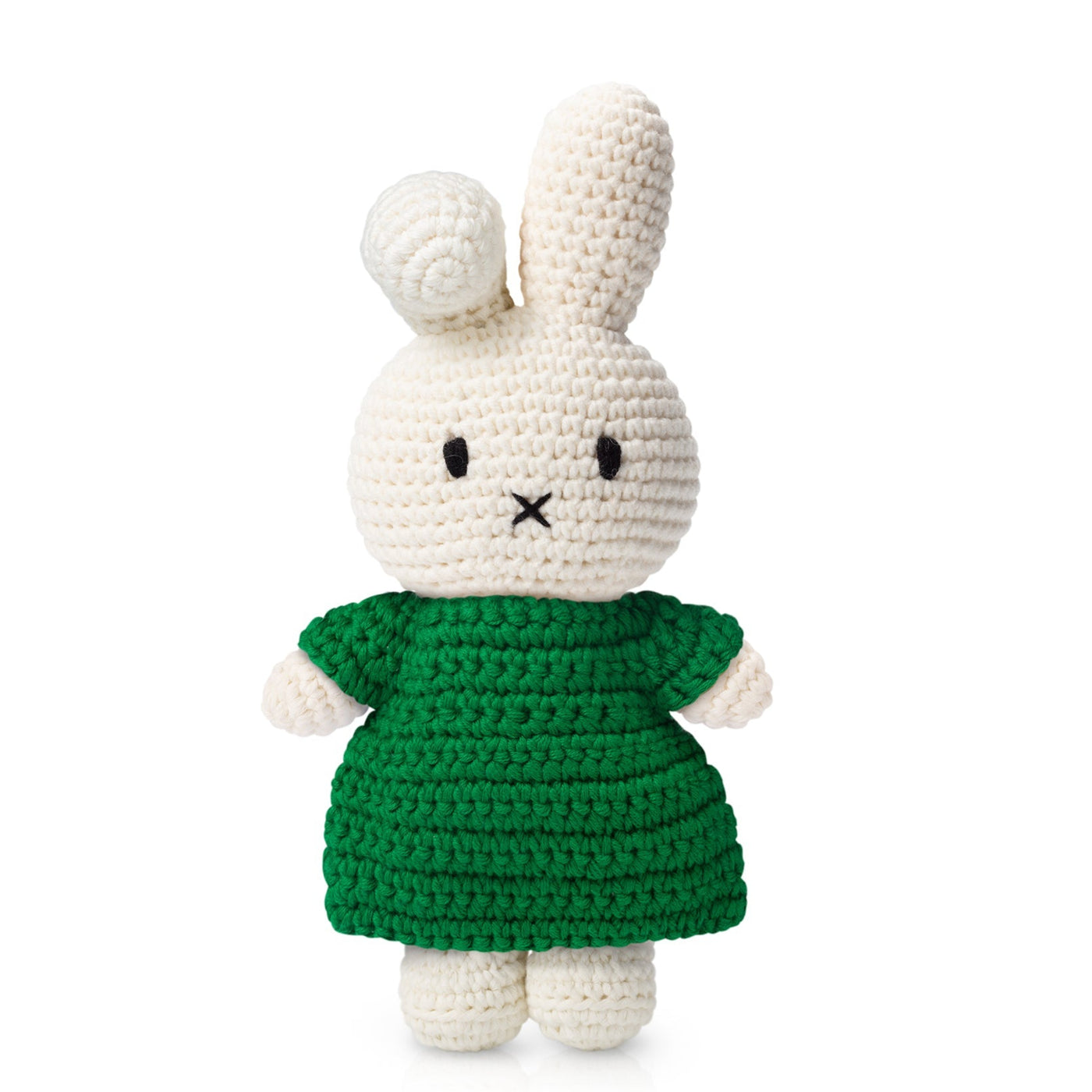 Crocheted Miffy Dan in Green Dress