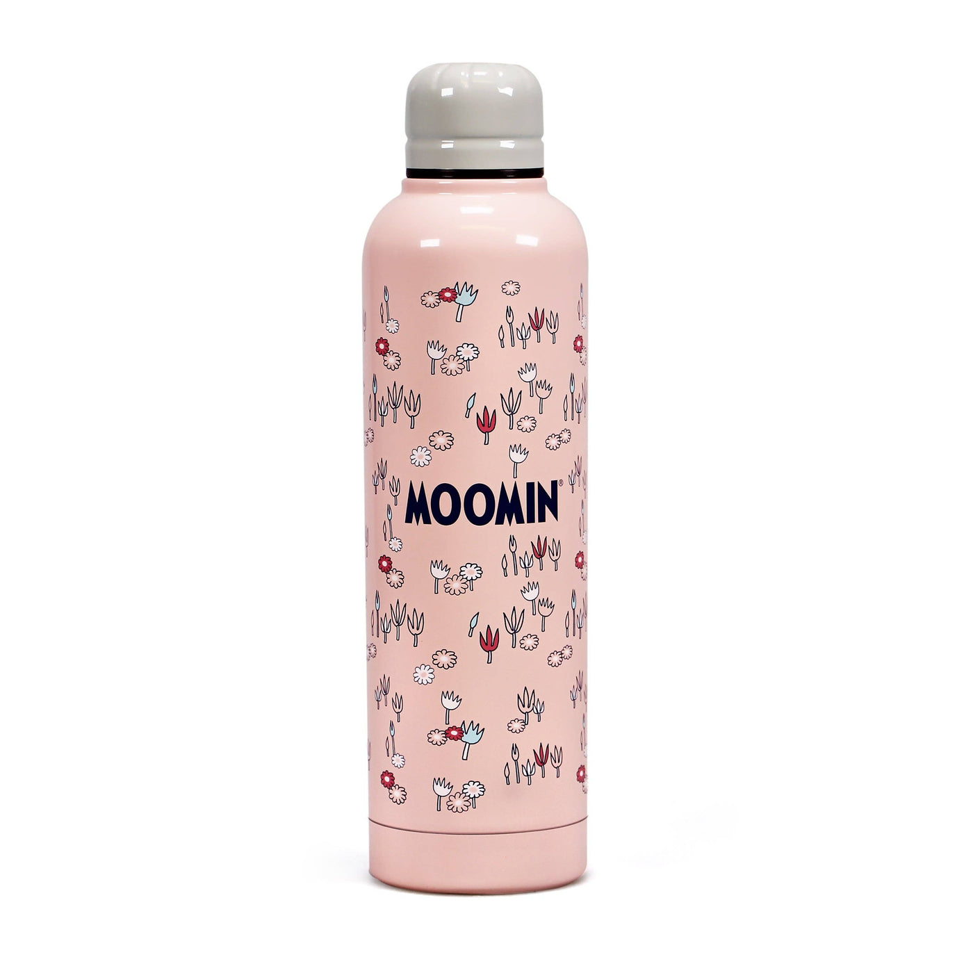 Moomin Pink Metal Water Bottle