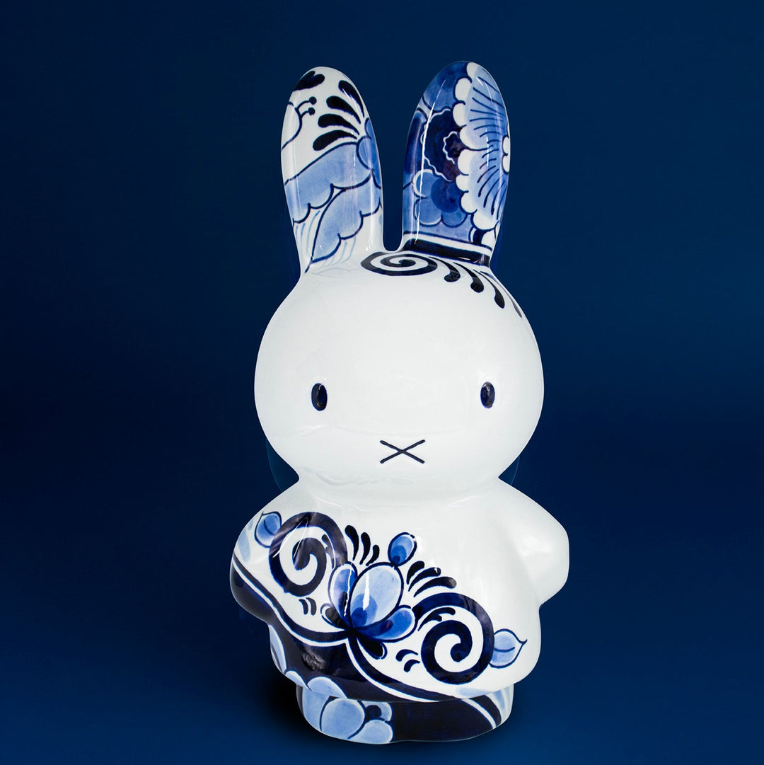 Miffy Figurine Delft Blue by Royal Delft | zillymonkey
