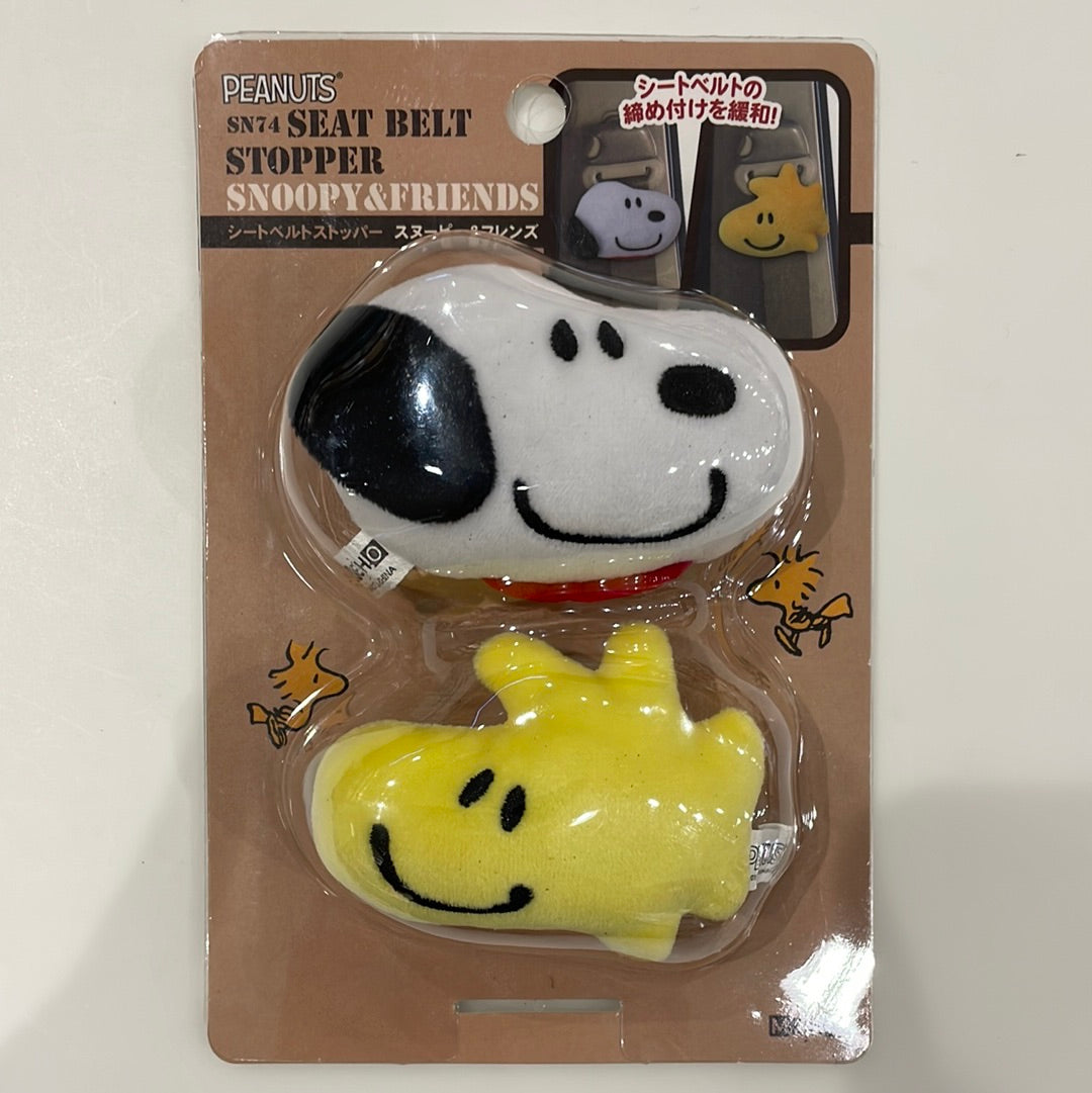 Snoopy Woodstock Seatbelt Clip Set