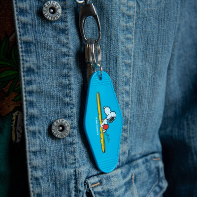 Peanuts Snoopy Surf Key Tag