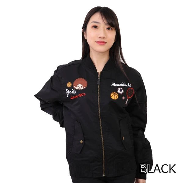 Monchhichi Embroidered Bomber Jacket