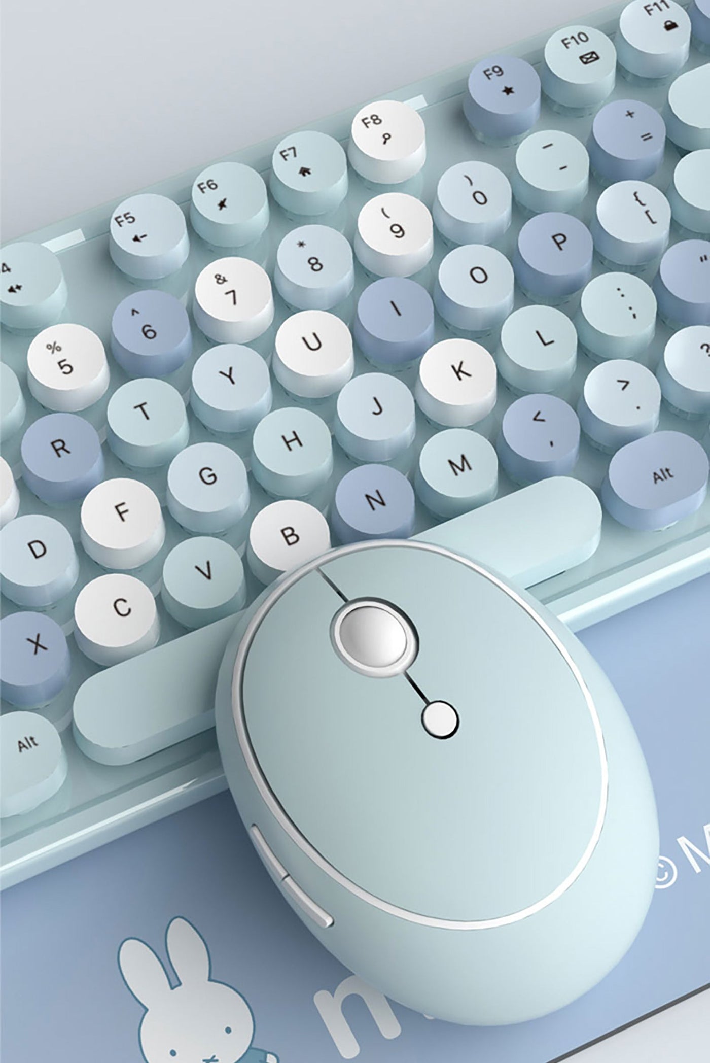 Miffy 104 Keyboard, Mouse Combo with Pad