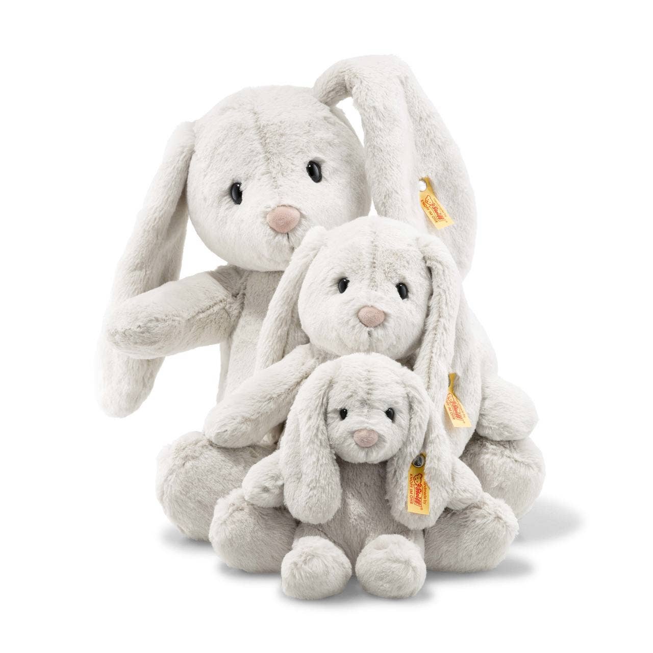 Hoppie Bunny Rabbit Plush Stuffed Toy, 11"