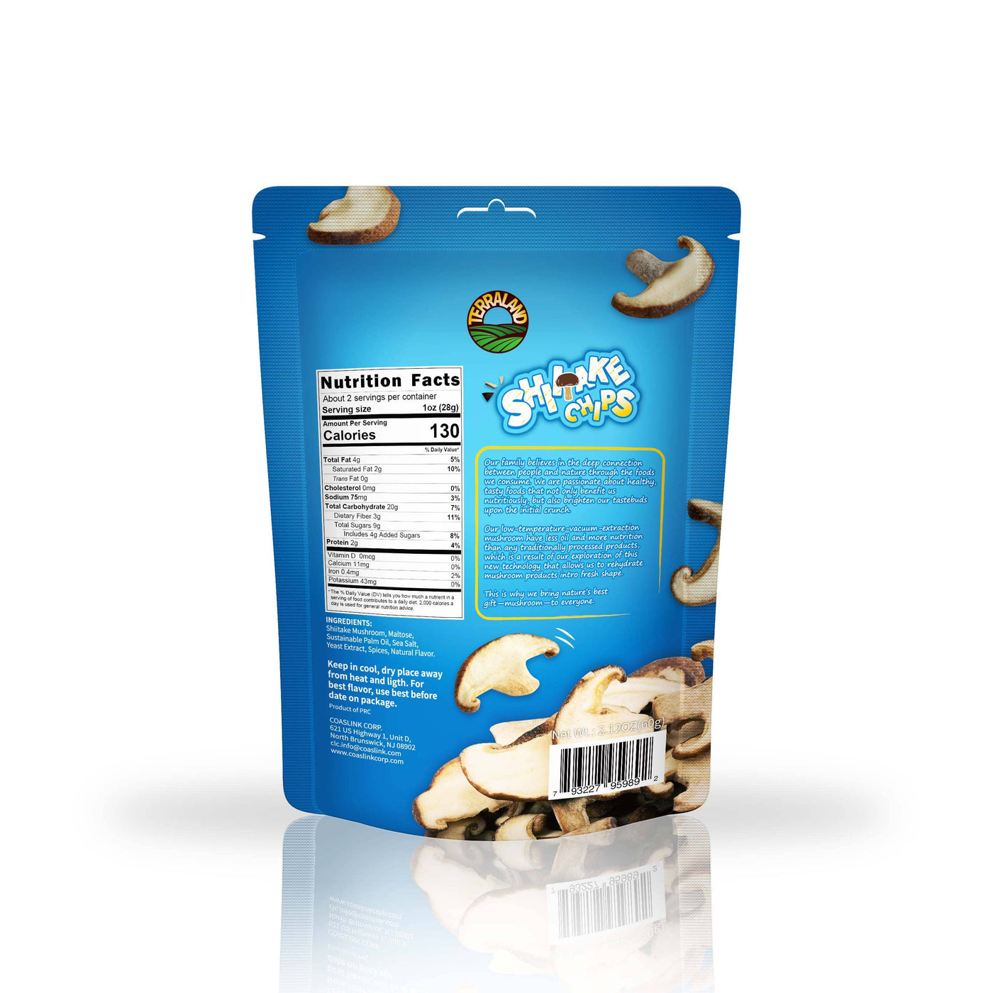 Sea Salt Shiitake Chips