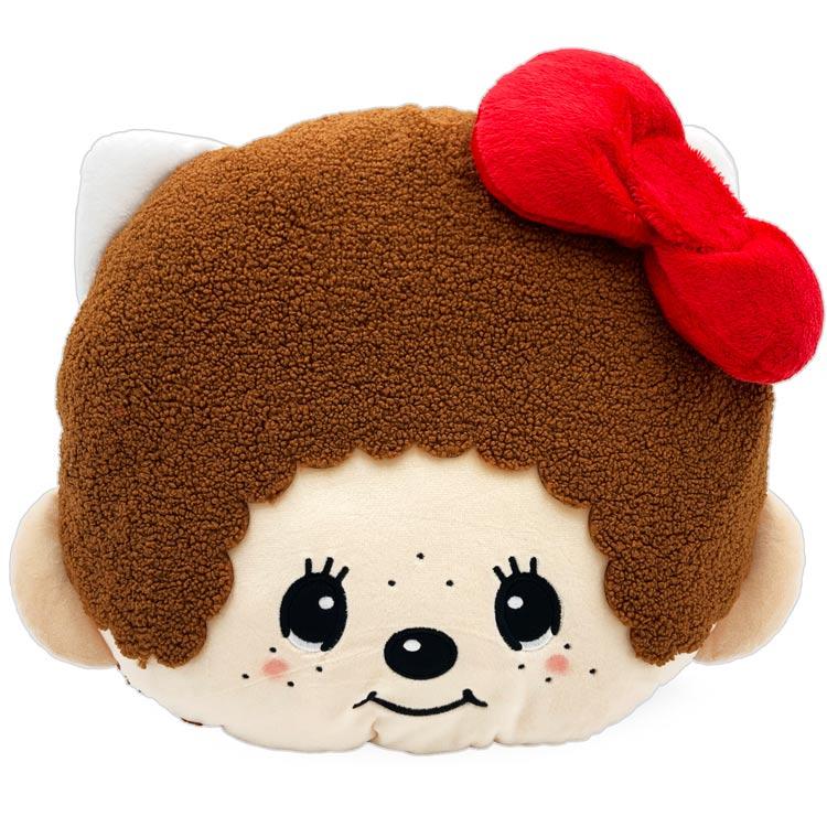 Monchhichi x Hello Kitty XL Head Plush Pillow