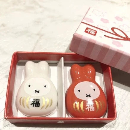 Miffy Lucky Daruma Chopstick Rest Gift Set