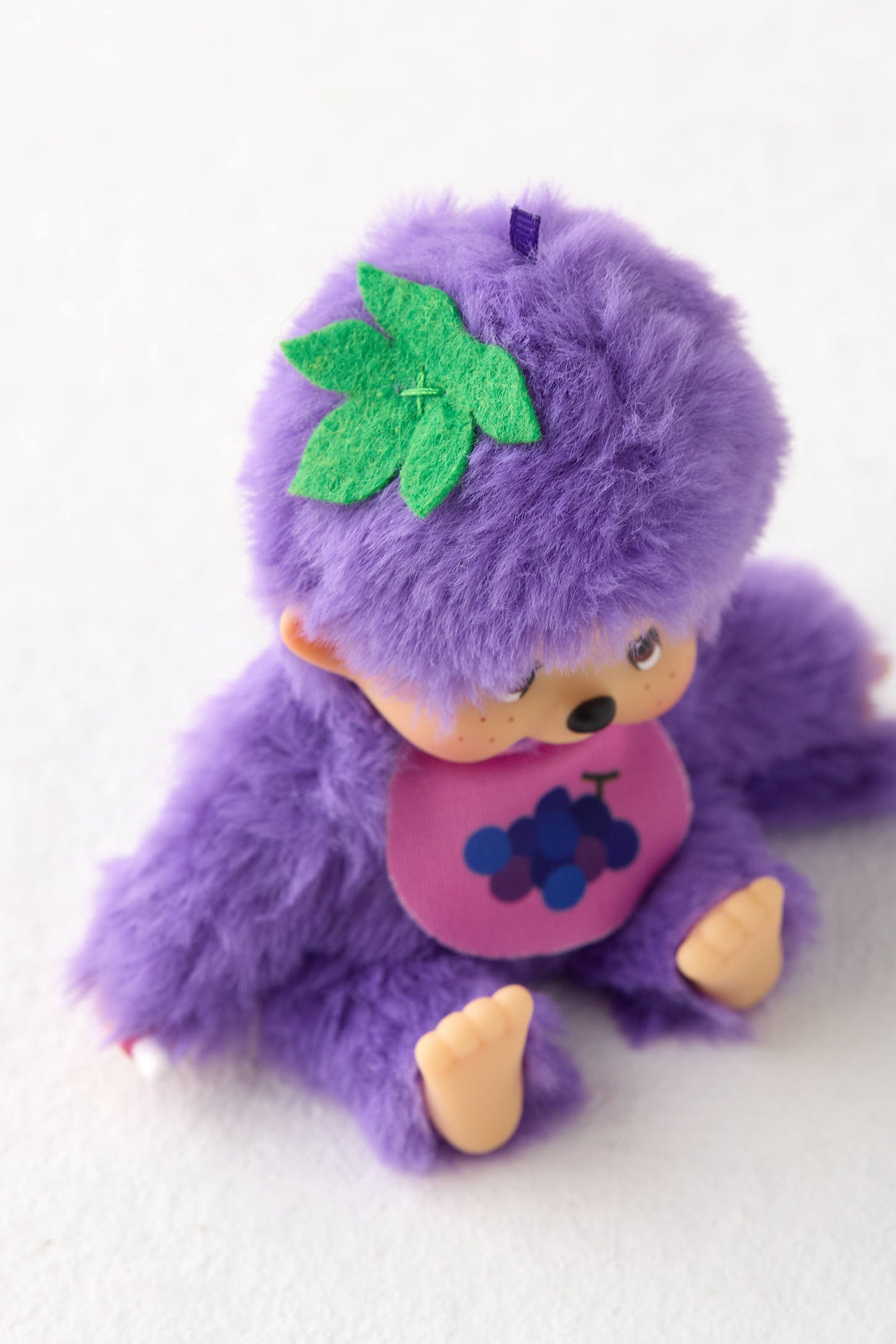 Monchhichi Fruit Color XS Plush - Grape Purple