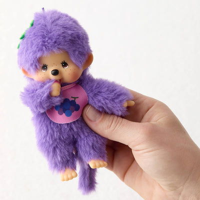 Monchhichi Fruit Color XS Plush - Grape Purple