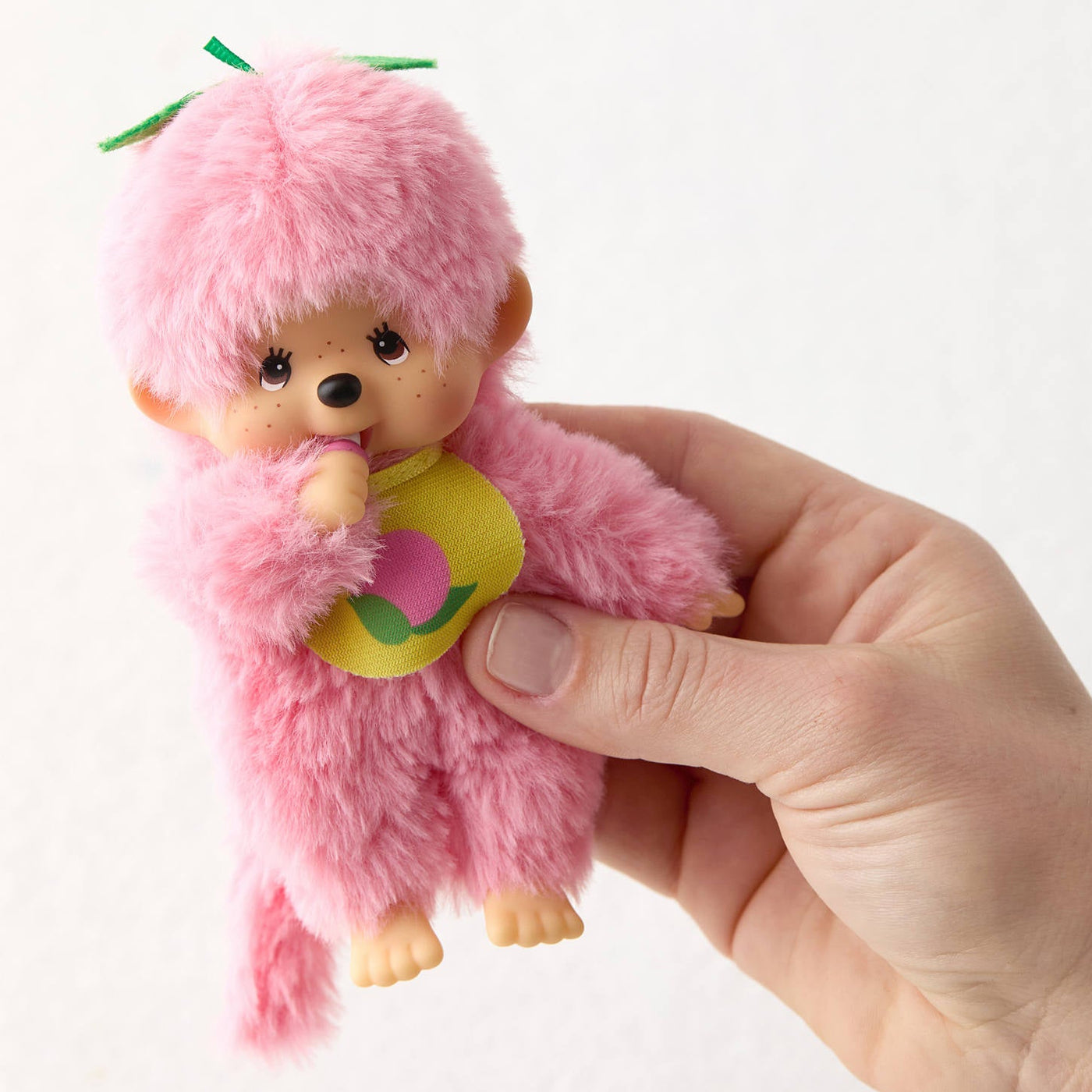 Monchhichi Fruit Color XS Plush - Peach Pink