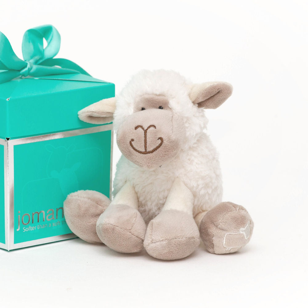 Mini Sitting Sheep White Plush