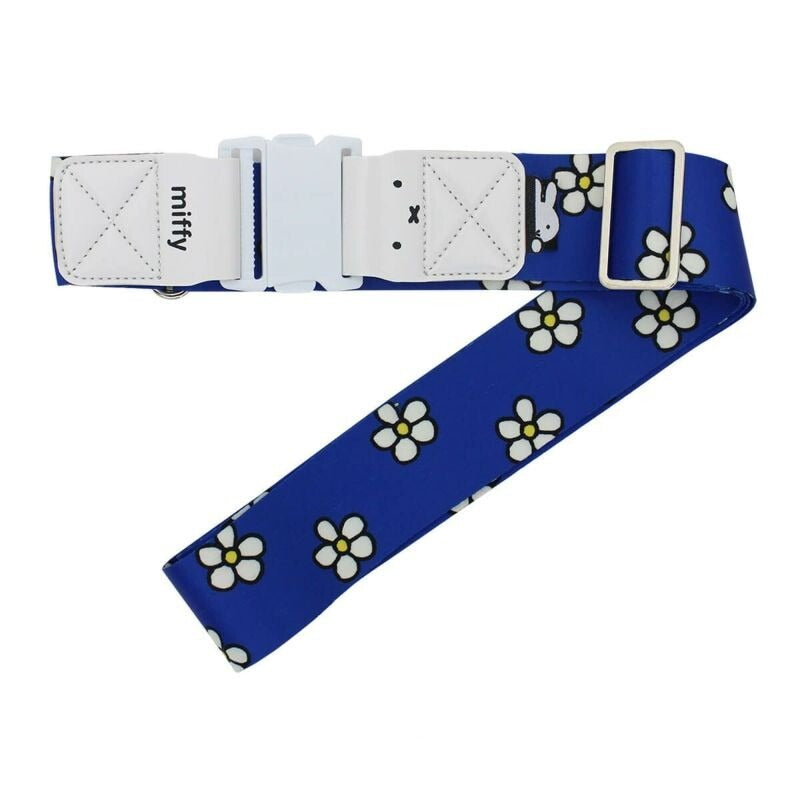Miffy Suitcase Belt Flower Blue