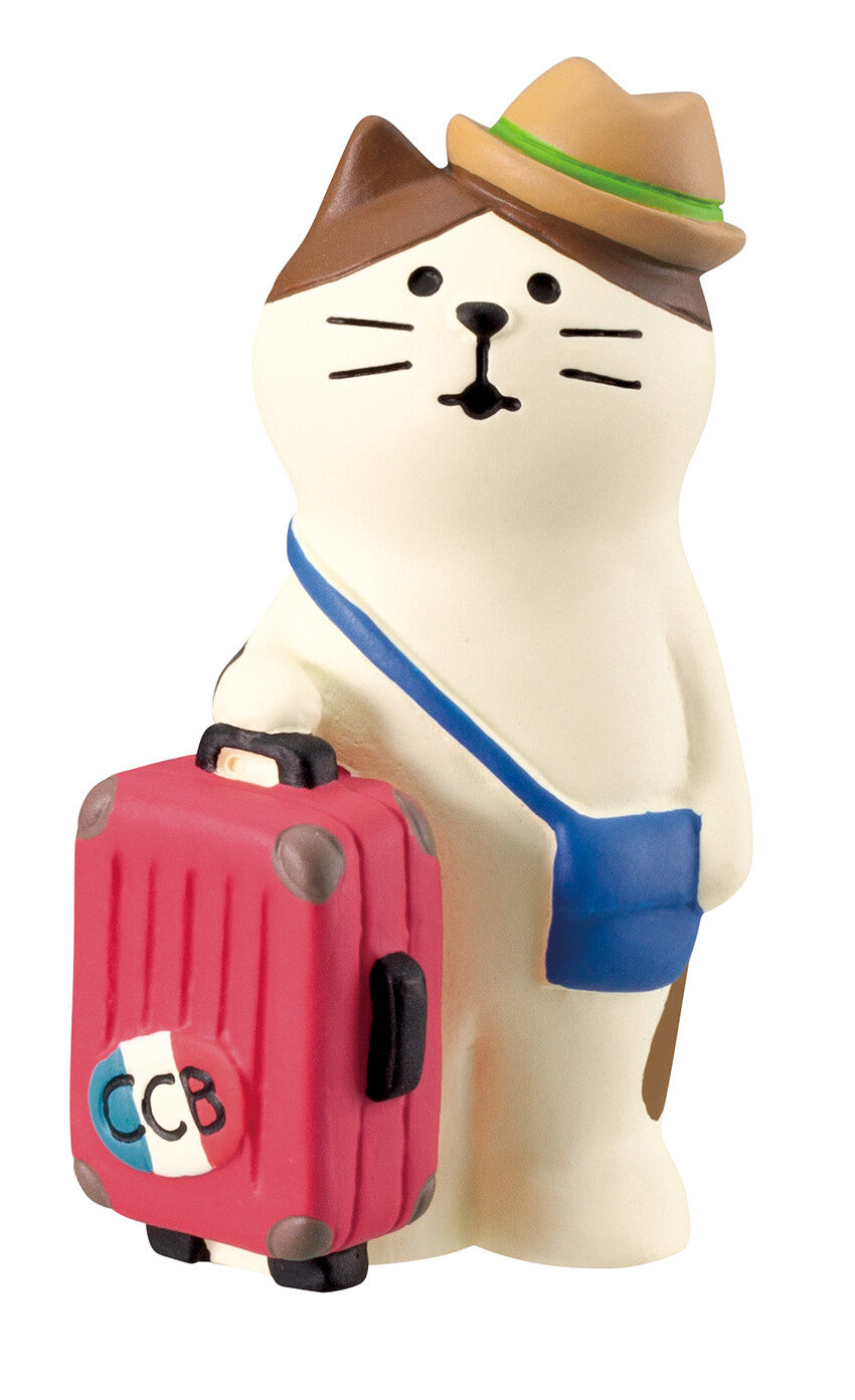 Travel Cat Mini Figure