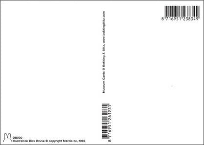Miffy Post Card - Miffy & Tableware