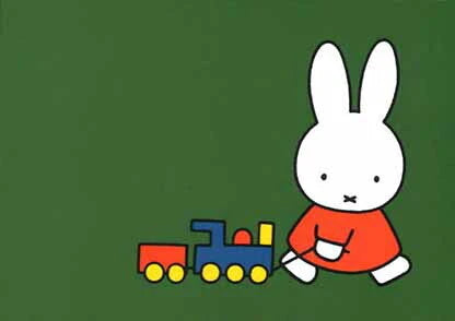 Miffy Post Card - Miffy and Toys