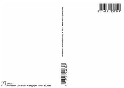 Miffy Post Card - Miffy Artist