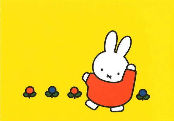 Miffy Post Card - Miffy Taking a Walk
