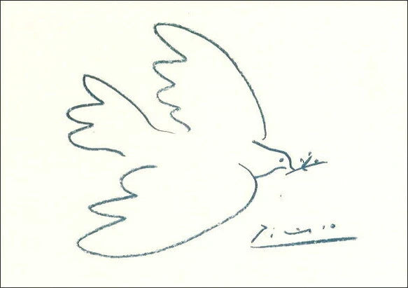 Picasso Post Card - Dove of Peace
