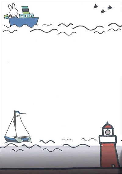 Miffy Memo Pad - Sailboat Lighthouse