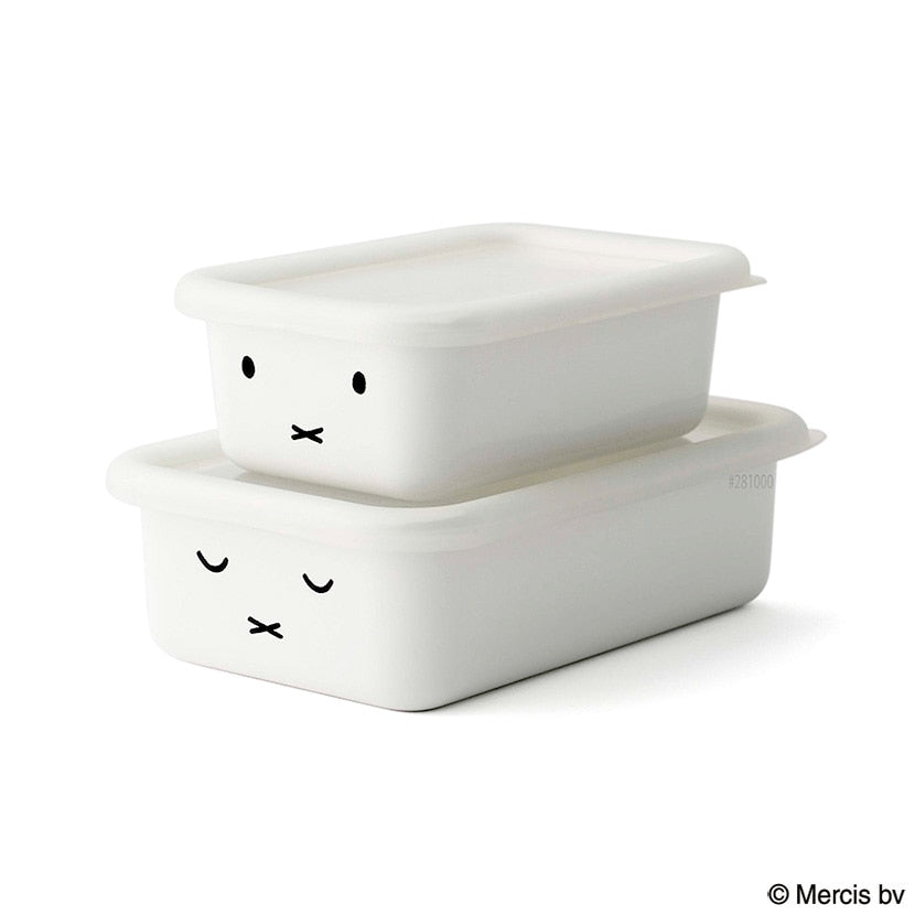 Miffy Stackable Enamel Lunch Box Set