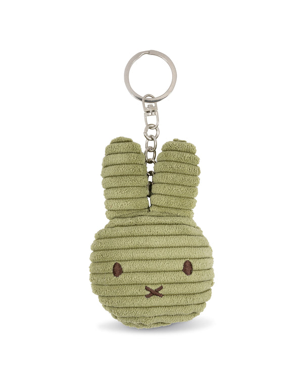 Miffy Head Corduroy Flat Keychain