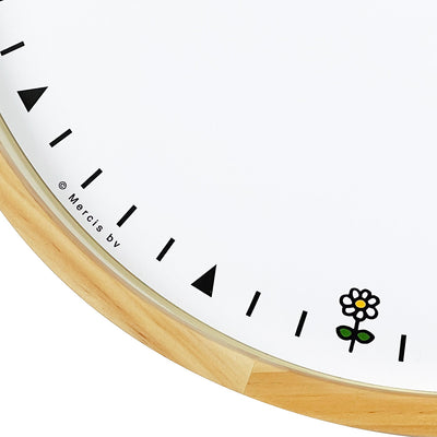Miffy Peek a Boo 17" Wood Wall Clock