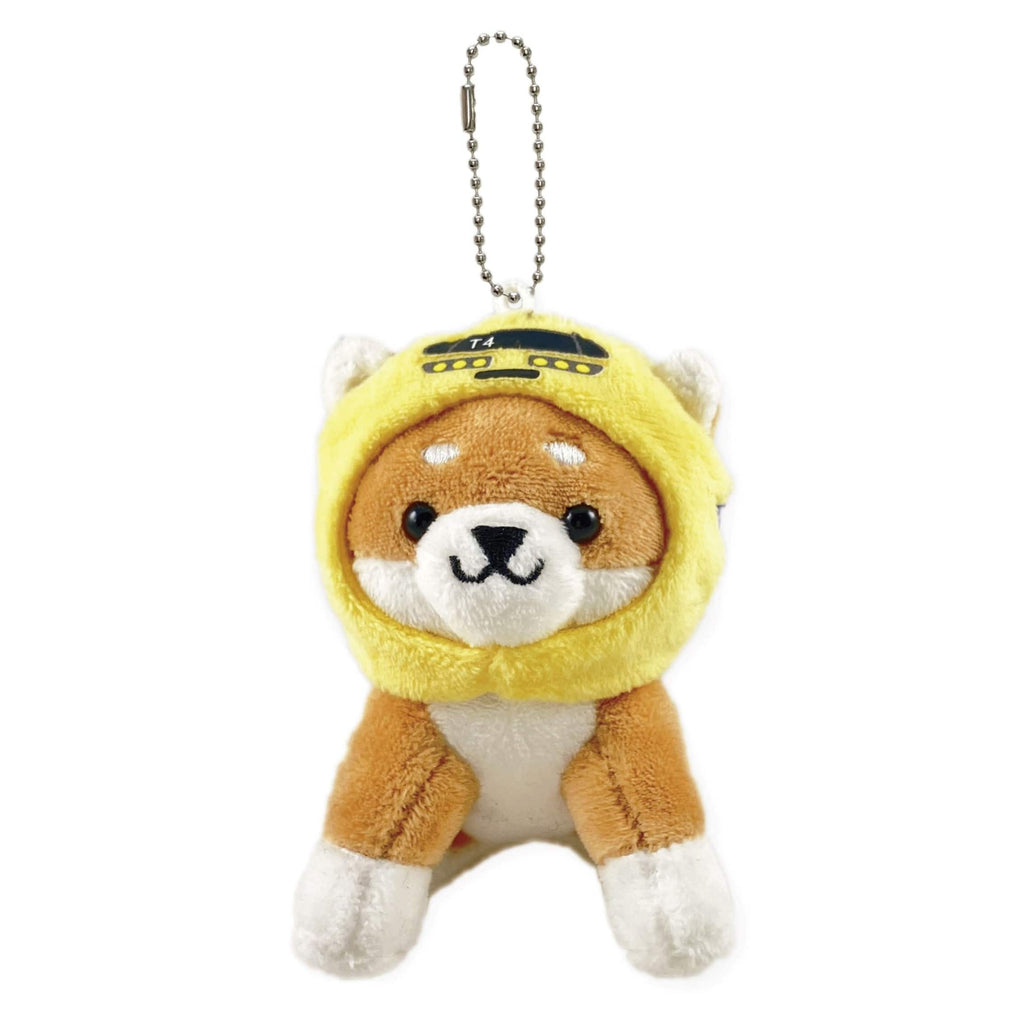Mameshiba x Doctor Yellow Ball Chain Mascot - JR Central Exclusive