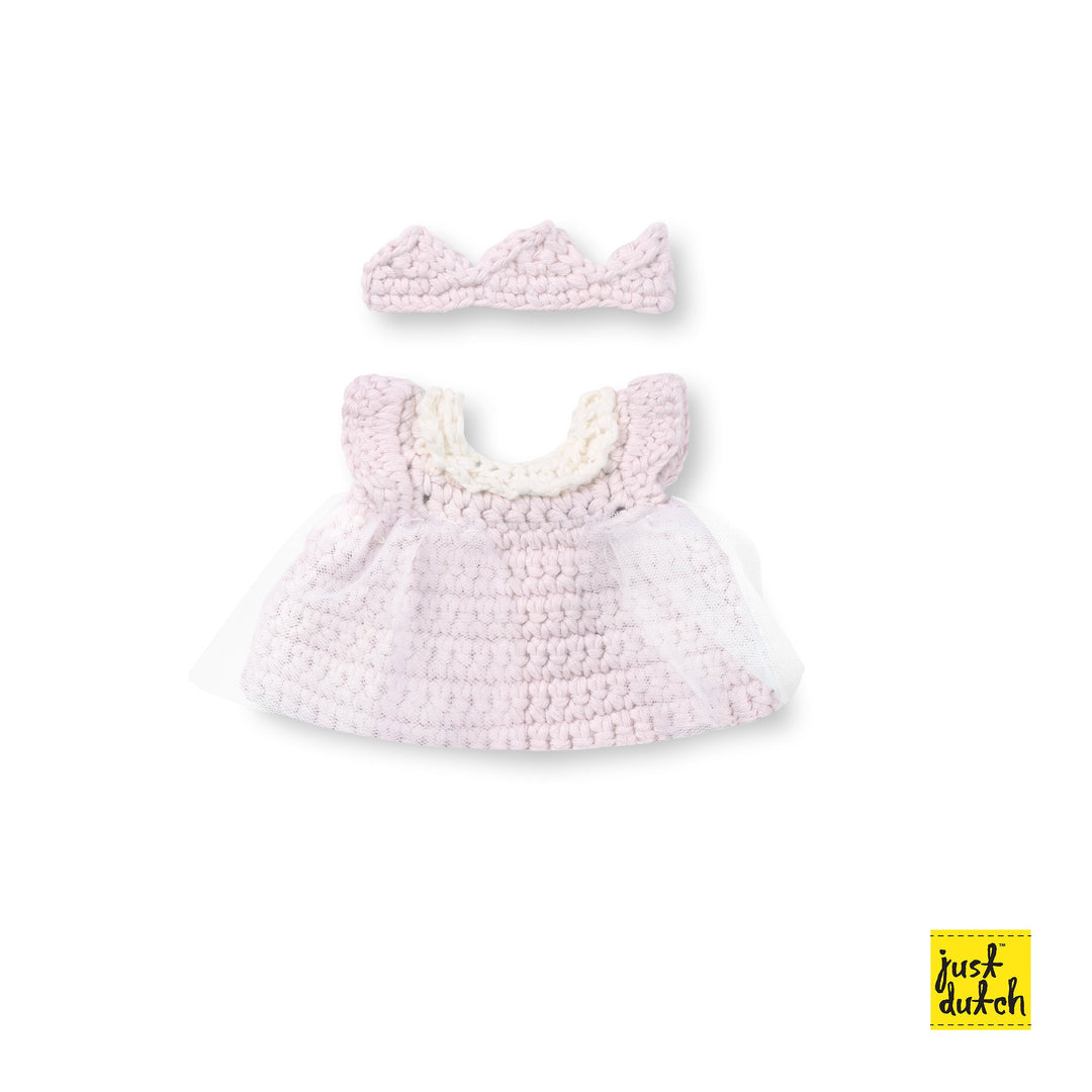 strapless open back dress Crochet Hat for Miffy & Melanie by Just Dutch