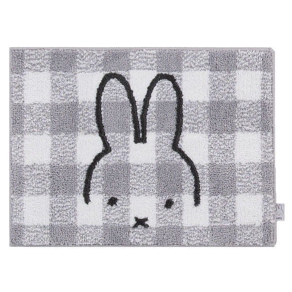Miffy Checkers Grey Mat