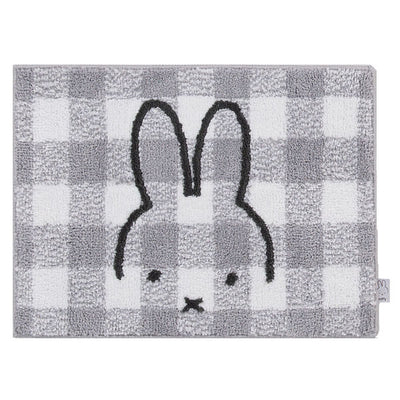 Miffy Checkers Grey Mat