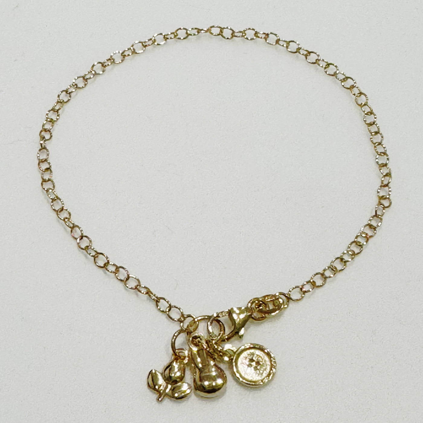 Miffy 3 Charm Chain Bracelet 18k Gold
