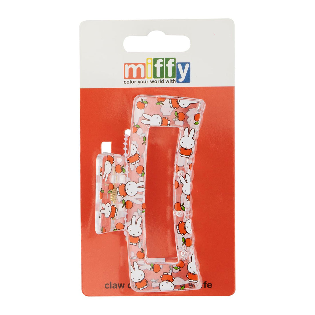 Miffy Hair Claw Clip - Apple