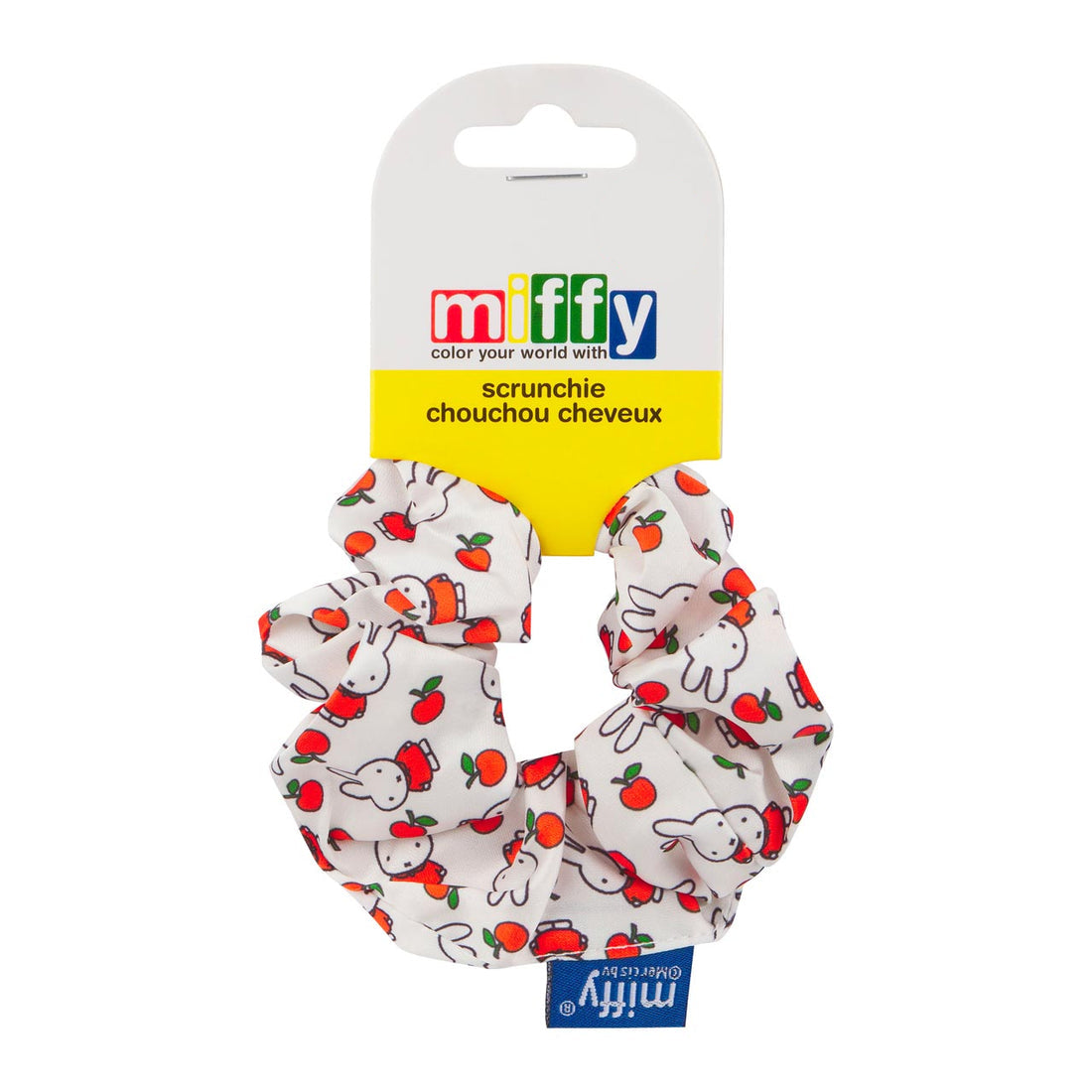 Miffy Hair Scrunchie - Apple
