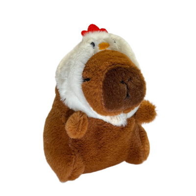 Capybara Soft Plush Keychain