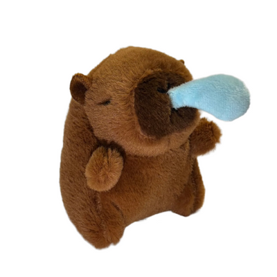 Capybara Soft Plush Keychain