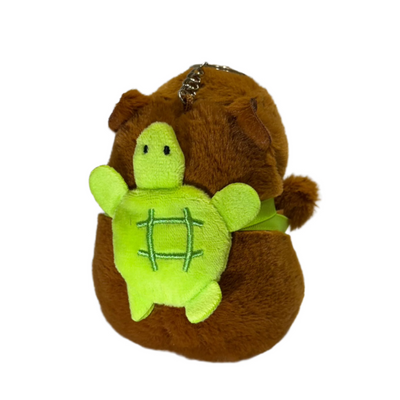 Capybara Soft Plush Keychain