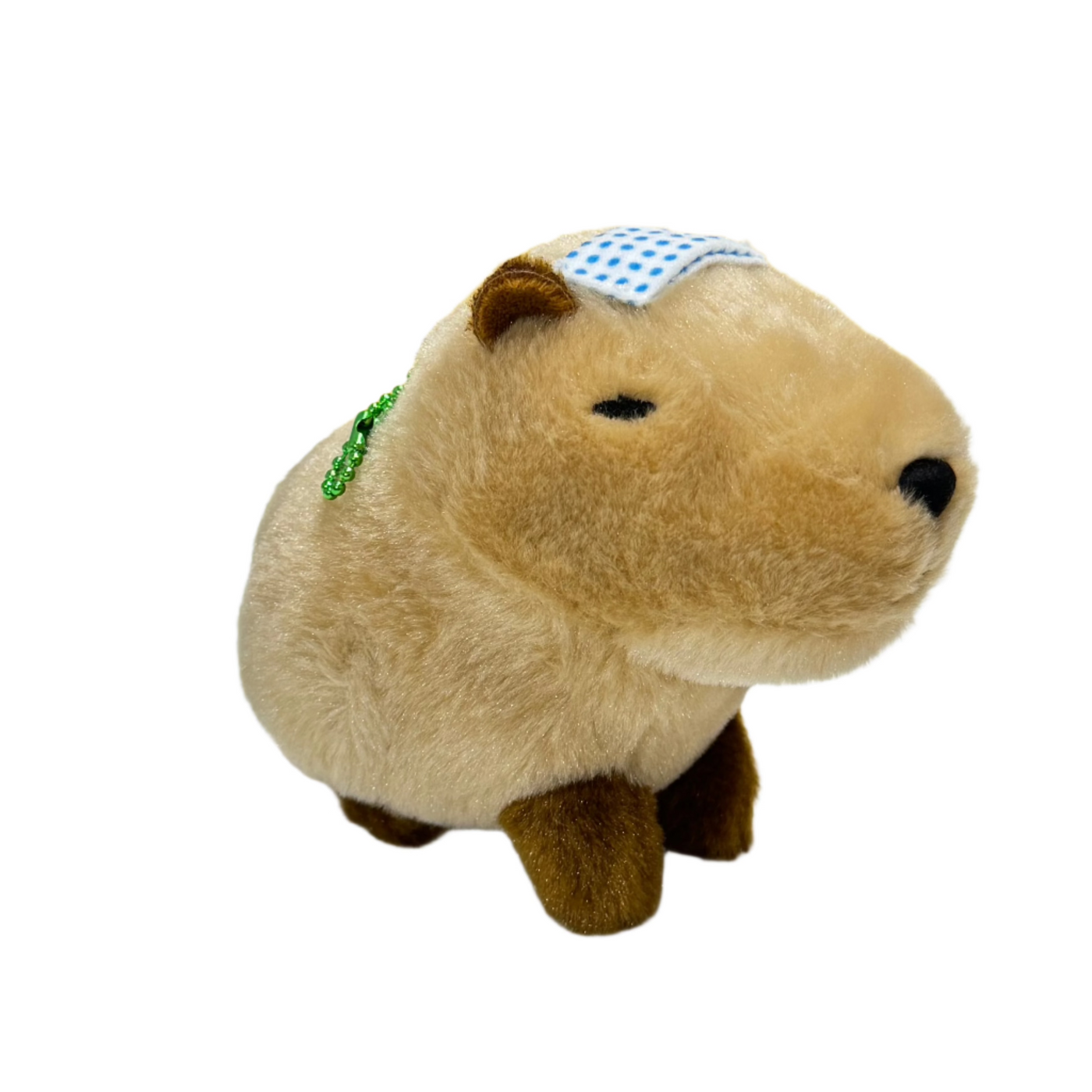 Onsen Capybara Plush Charm Keychain