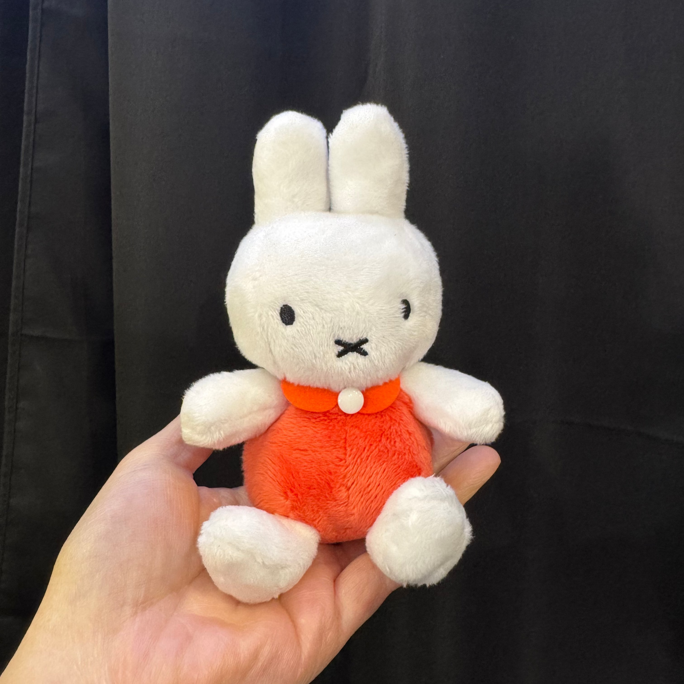 Miffy Fluffy Chiffon XS Sitting Plush in Red Dress