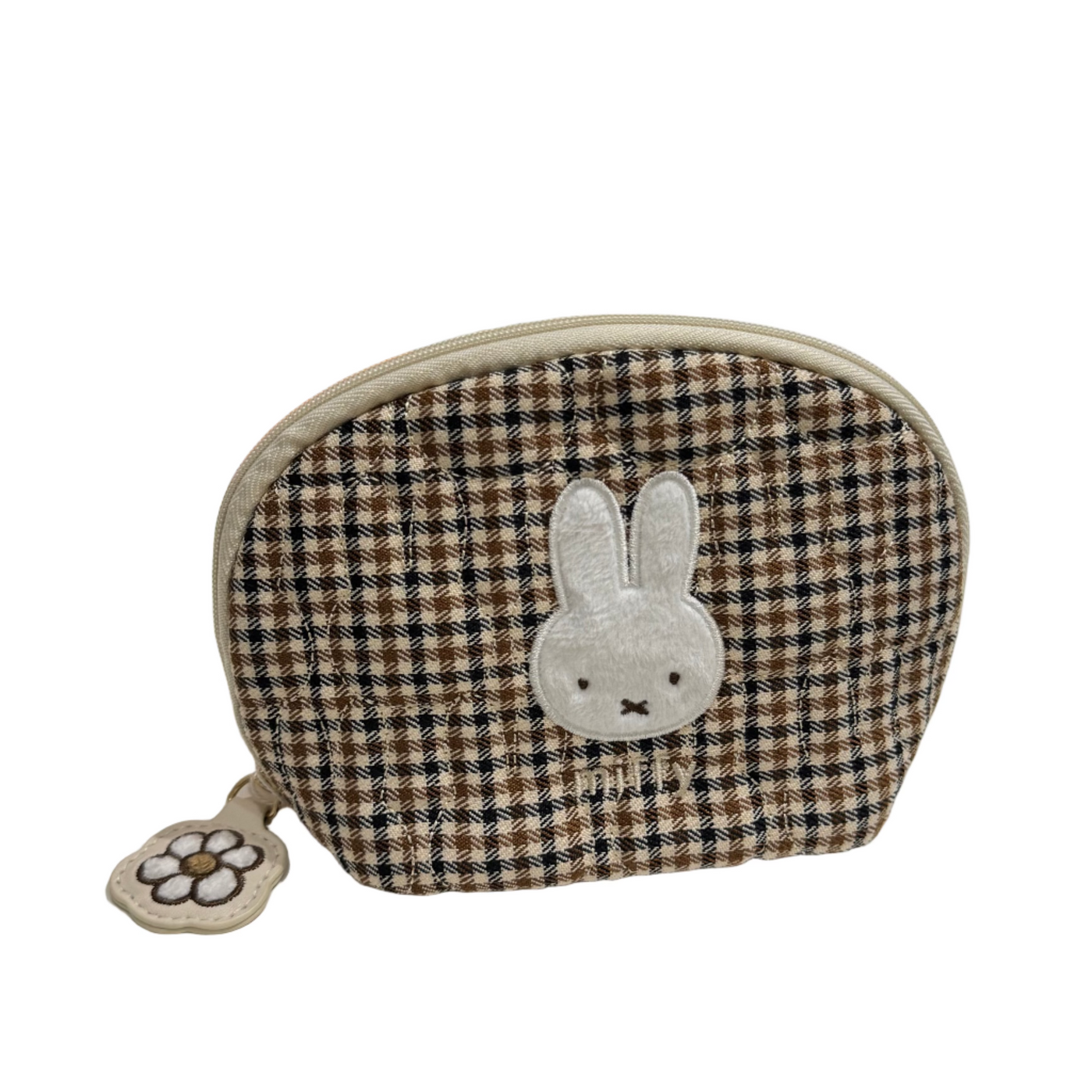 Miffy Checkers Zipper Oval Case
