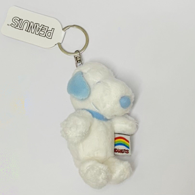 Snoopy Blue Plush Keychain Charm