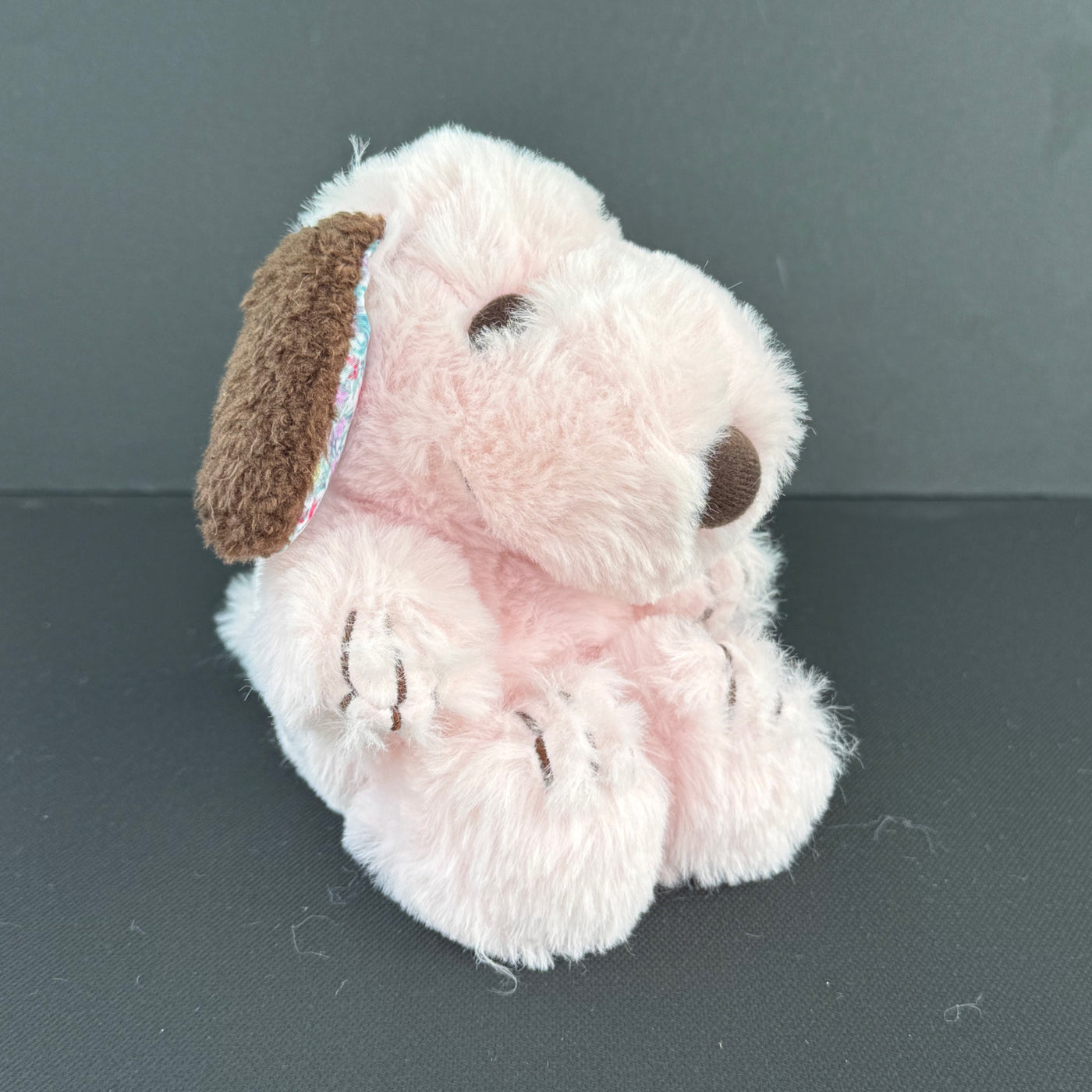 Snoopy Ultra Soft Pink Beanie Plush
