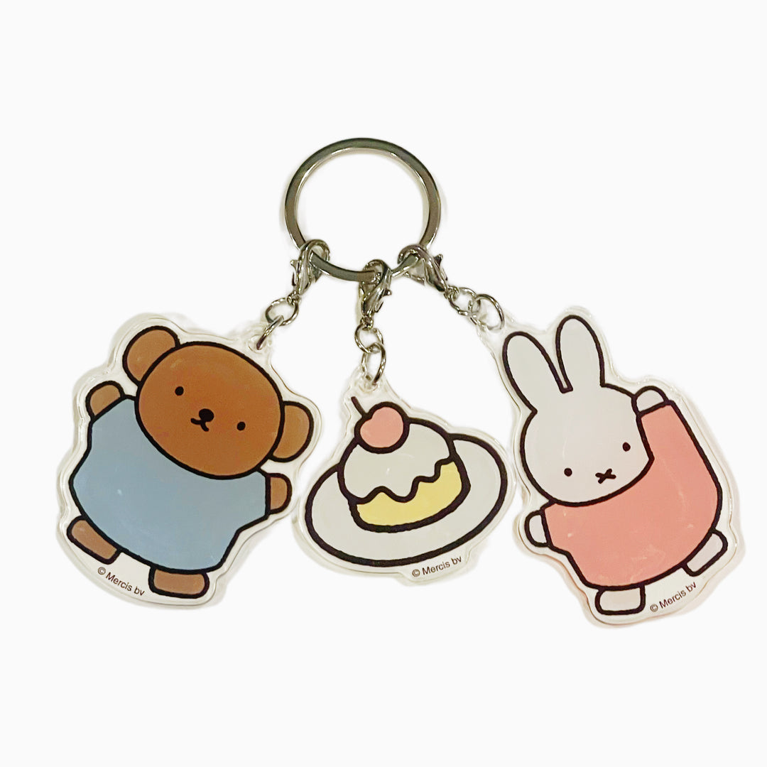 Miffy & Boris Sweets Patisserie Keychain – zillymonkey