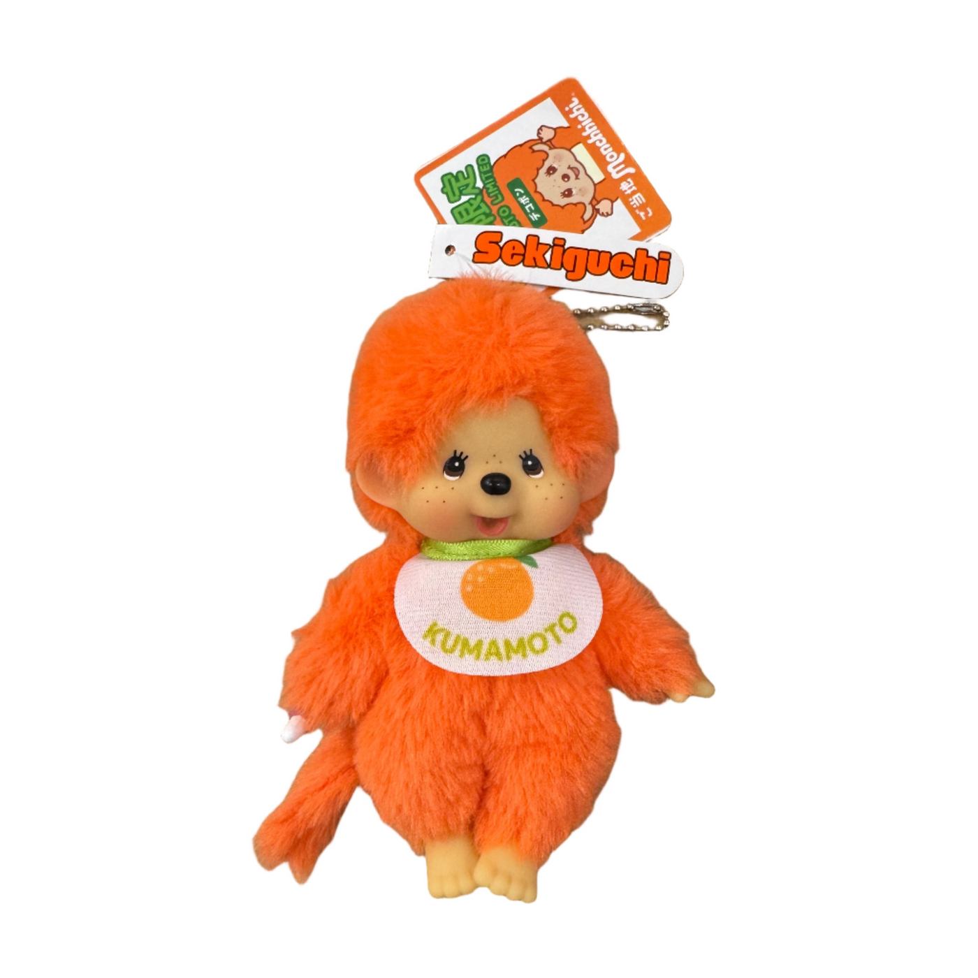 Monchhichi Kumamoto Limited Japan Exclusive Orange Charm