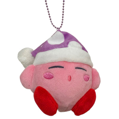 Kirby Squishy Stress Ball Charm Keychain