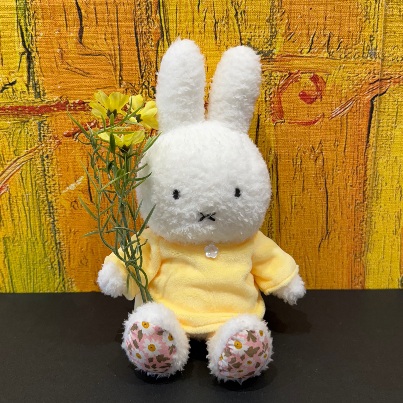 Miffy Flowers Exclusive Sitting Plush - Limited Edition