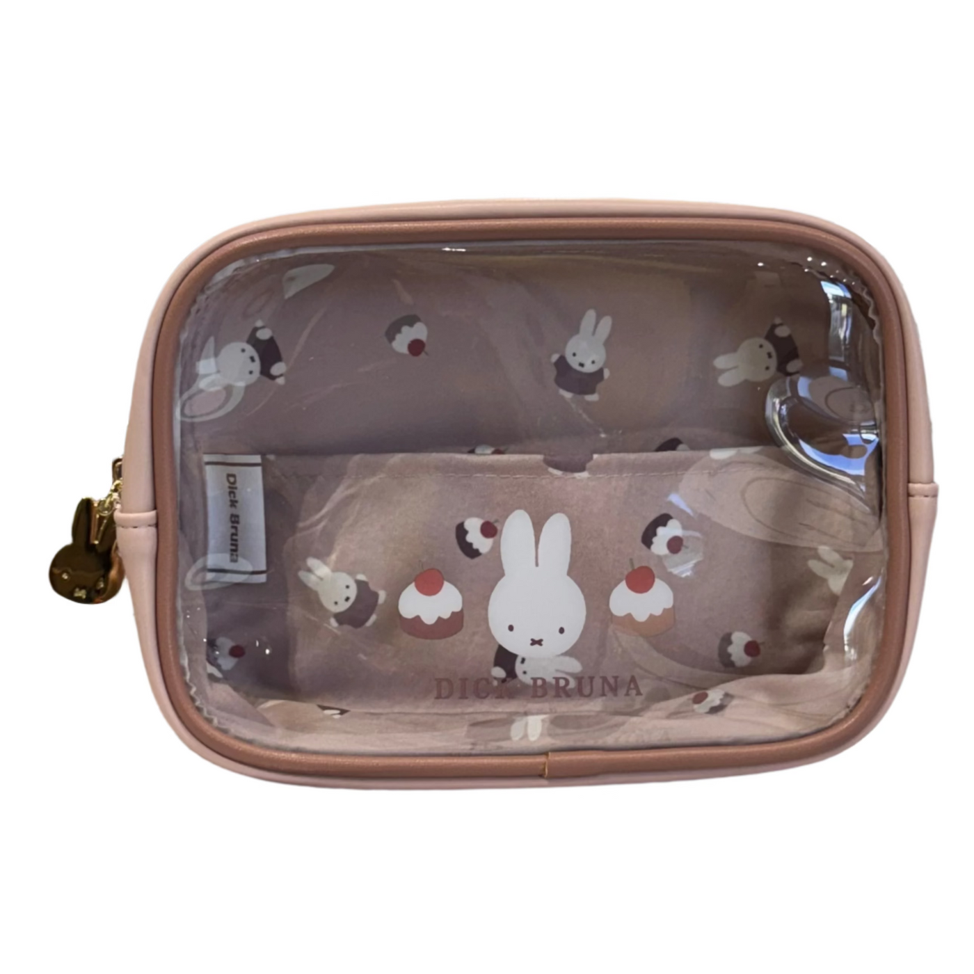 Miffy Cake Clear Cosmetic Pouch