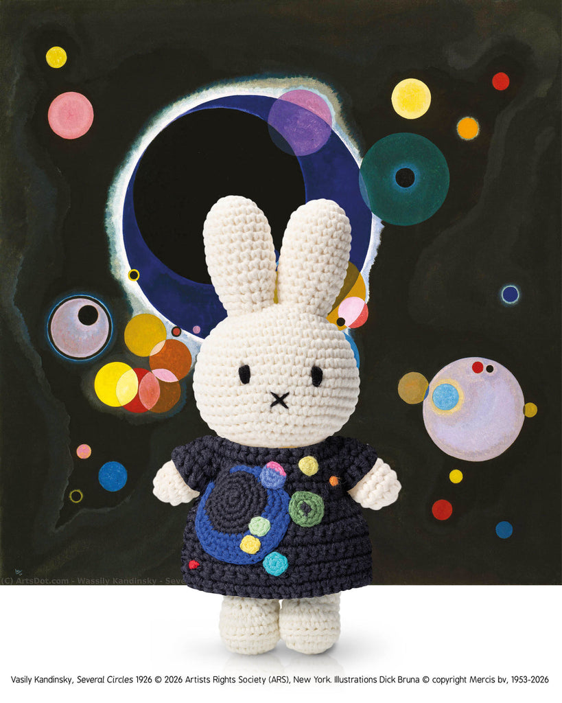 Crocheted Miffy in Milkmaid Dress by Just Dutch | zillymonkey