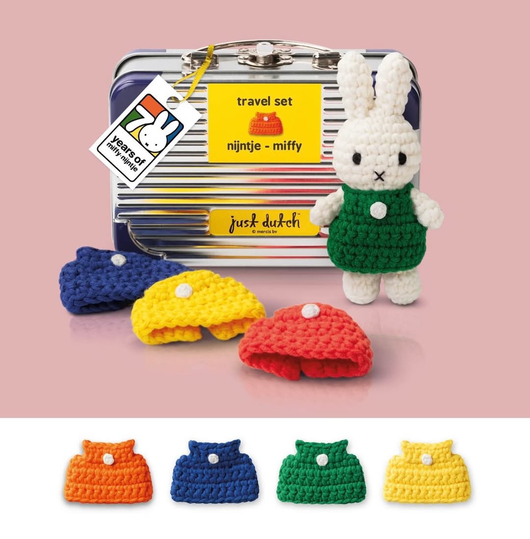 Miffy's 70th Birthday Crochet Travel Set